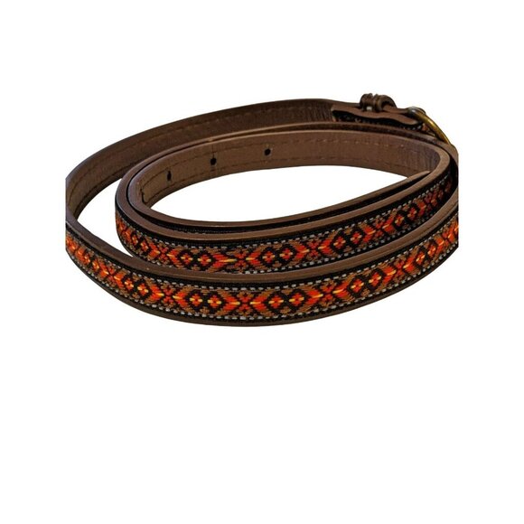 Southwestern Aztec Embroidered Women's Belt Size M(29-33in) - Picture 3 of 4